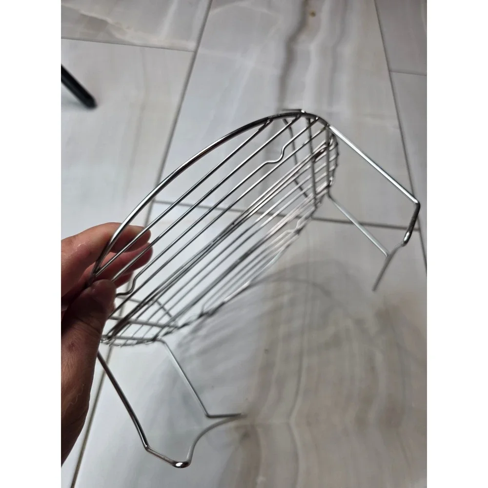 Ninja Stainless Steel Wire Steaming Rack‎ Collapsible Handles 8 Inch F2